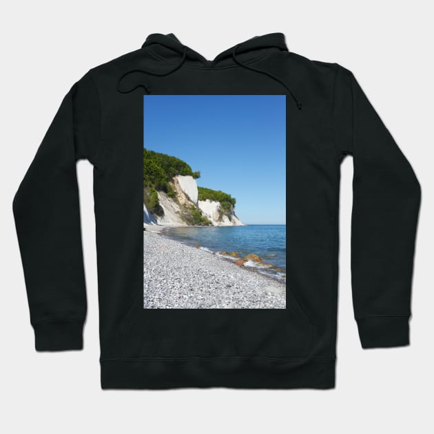 Chalk coast, chalk cliffs, Ruegen Island, Mecklenburg-Western Pomerania, Germany Hoodie by Kruegerfoto